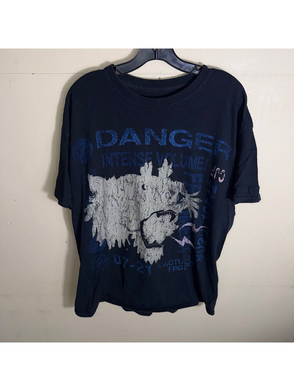 Travis Scott Cactus Jack Danger Shirt Mens LG Vtg y2k 90s Rare